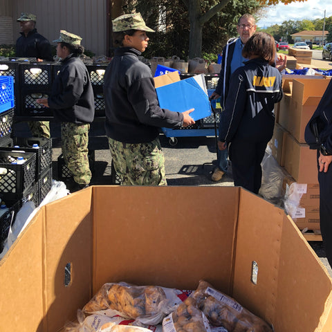 Donation Of Snarf Foods Snacks To Midwest Veteran's Closet